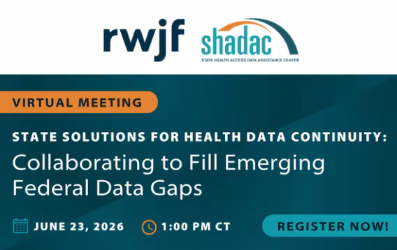virtual meeting banner "Collaborating to Fill Emerging Federal Data Gaps"