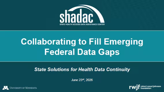 cover slide virtual meeting "Collaborating to Fill Emerging Data Gaps"