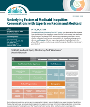 Underlying Factors of Medicaid Inequities: Conversations with Experts on Racism and Medicaid