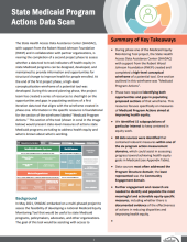 State Medicaid Program Actions Data Scan